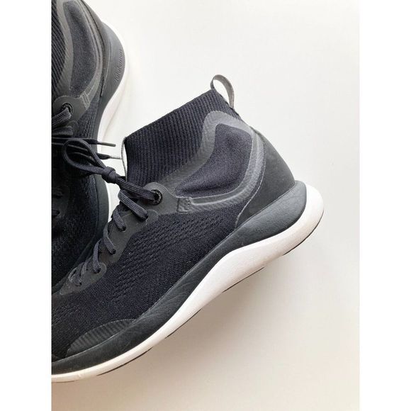 LULULEMON ChargeFeel Workout Mid Black Seamless Sneakers Running Shoes, Size 9 - Picture 6 of 16